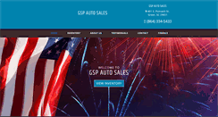 Desktop Screenshot of gspautosalesinc.com